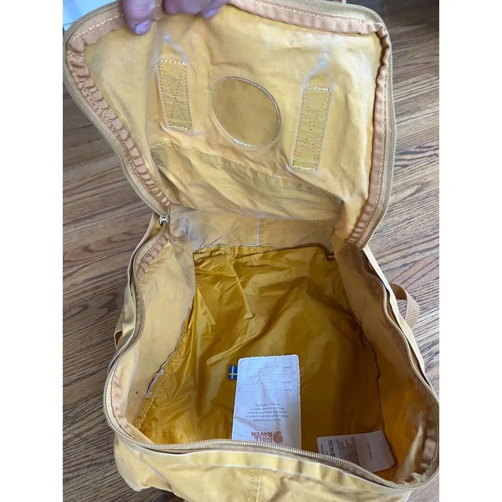 FJALLRAVEN KANKEN Classic Yellow Backpack Bag